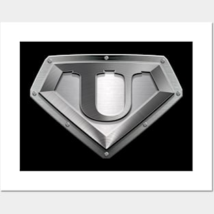 Super Sleek Style U Symbol Posters and Art